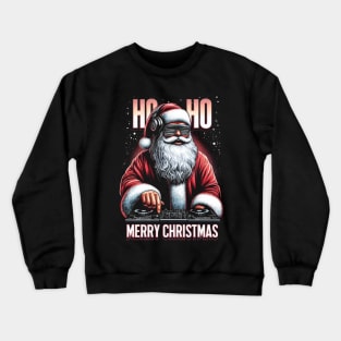 DJ Santa Claus Crewneck Sweatshirt